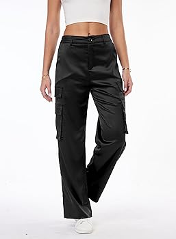 L'Appartement ◆ Drape Satin Cargo Pants Outgoing Satin Cargo Pant | Aritzia US